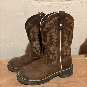 Brown justin gypsy Boots
